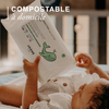 Les 2 paquets de lingettes compostables (COSMOS NATURAL)